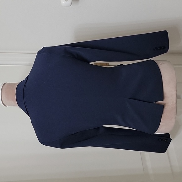 Gap Size 0 Navy Blue Fitted Blazer, Double Button, Excellent Used Condition - Picture 3 of 13